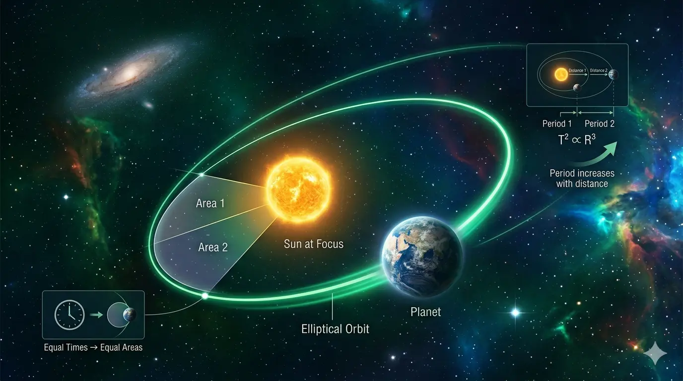 What Are Kepler's Laws of Planetary Motion? A Complete Guide – Physics, Kepler's Law blog by Hupen