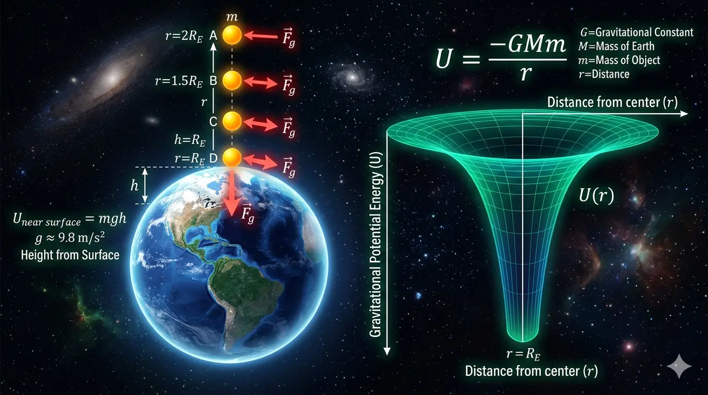 Understanding Gravitational Potential Energy: Full Mathematical Derivation