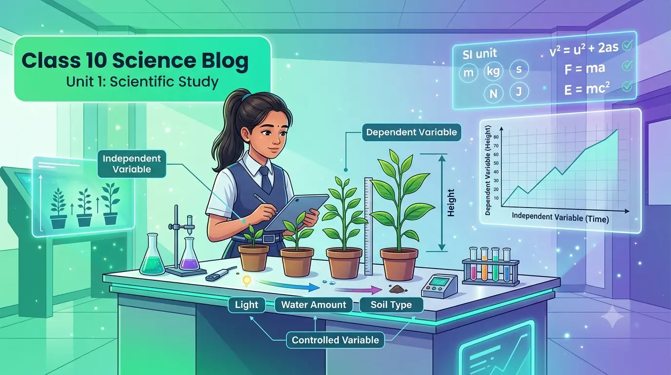 Unit 1: Scientific Study - Class 10 Science Complete Notes with MCQs – Education blog by Hupen