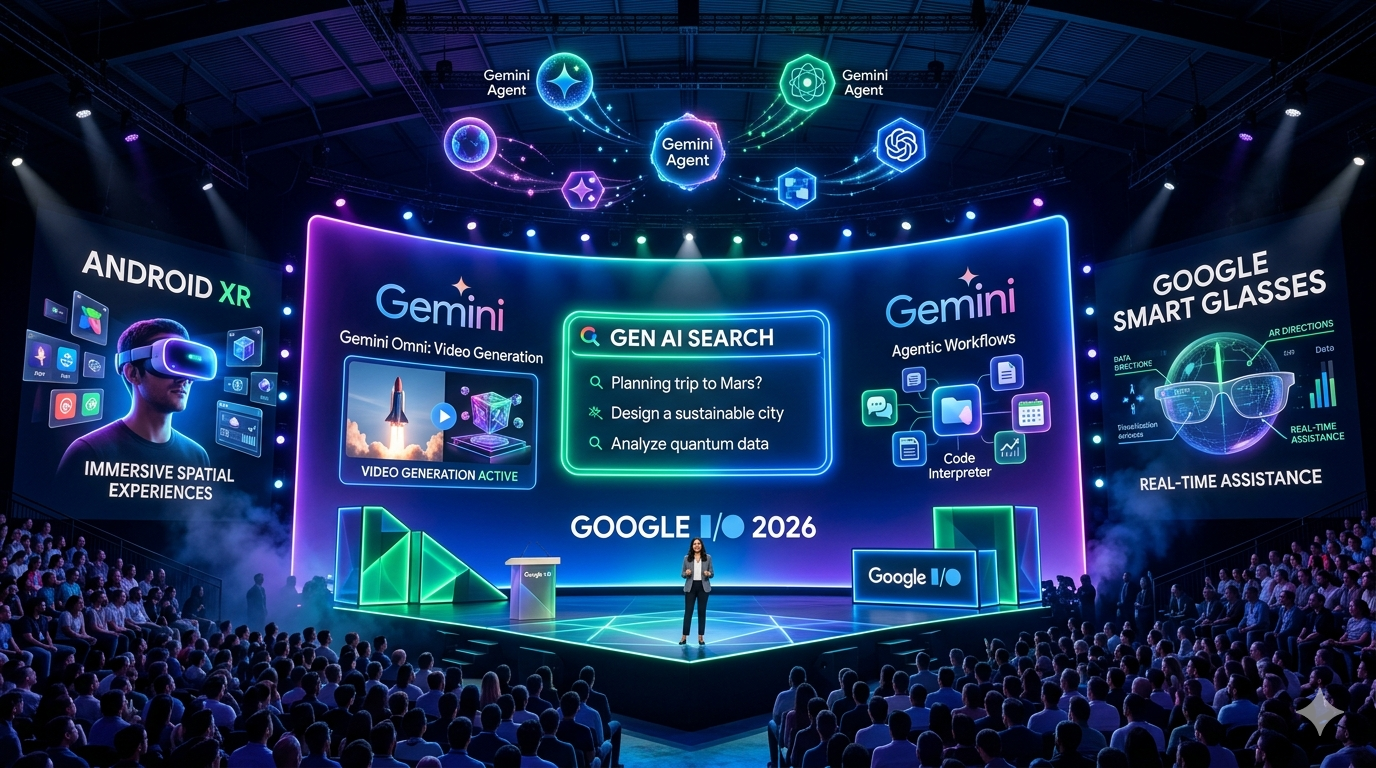 Google I/O 2026: The Dawn of Agentic AI with Gemini 3.5, Omni, Spark, and a Revamped Search – Google IO, 2026 blog by Hupen